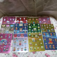 ハローキティなどのキャラクターシール12枚セットサンリオ