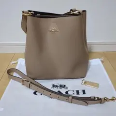 COACH ベージュ ショルダーバッグ モリー コーチ