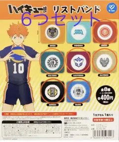 ハイキュー!! リストバンド 6つセット