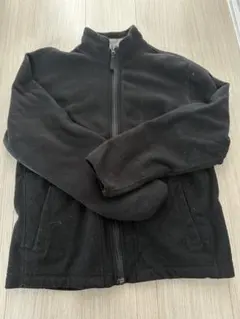 リバーシブル　フリースジャケット Sサイズ ブラック グレー
