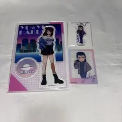 幽遊白書 ダイソー アクリルフィギュア キーホルダー カード 桑原静流 左京のサムネイル