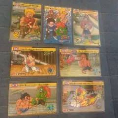 ストリートファイター Ⅱ/カードダス当時物7枚セット