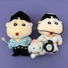 ３０年以上前のクレヨンしんちゃん ぬいぐるみ2体セット