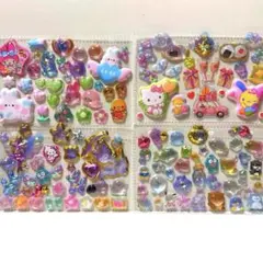 ボンボンドロップシールほか　おすそわけ　コラージュ風