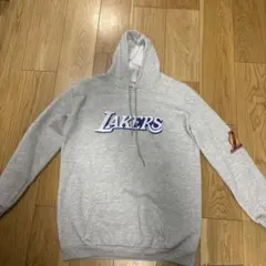 Lakers スヌーピー パーカー XL グレー