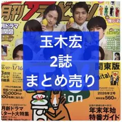 月刊ザテレビジョン 2月号＆TV station 2号 玉木宏 まとめ売り