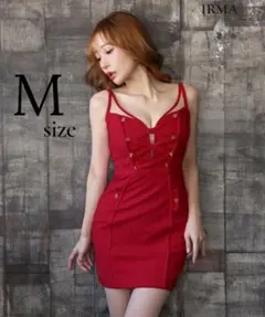 赤 IRMA イルマ　タイト ミニ キャバドレス　美スタイル