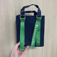 【未使用品】ランバン オン ブルー 2way ハンドバッグ ブラックのサムネイル
