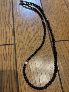 ブラックオニキス×カレンシルバー　天然石ネックレス　ネイティブ　マグネット留め具