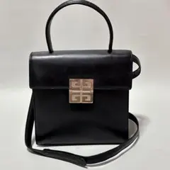 GIVENCHY ジバンシィ ショルダーバッグ 4G 斜め掛け ハンドバッグ 黒
