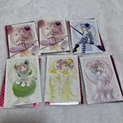 しゅごキャラ DMMくじ オリジナルイラストカード 6枚
