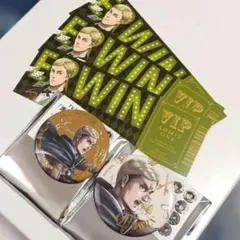 ♡エルヴィン♡箔押し缶バッジ(騎馬)特典セット/進撃の巨人のサムネイル