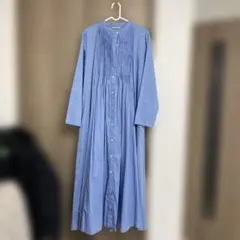 大幅値下げ❣️Curensology ロングシャツワンピース 青