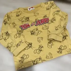 トムとジェリー 裏毛 薄手トレーナー 100cm
