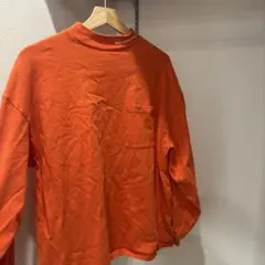 HUF オレンジ 長袖カットソー