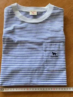 DOG DEPT ボーダー Tシャツ　Mサイズのサムネイル
