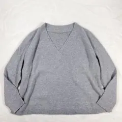 ドゥーズィエムクラス ニット ミドルゲージ カシミヤ Vネック プルオーバー