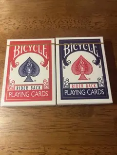 Bicycle Rider Back トランプセット 赤青