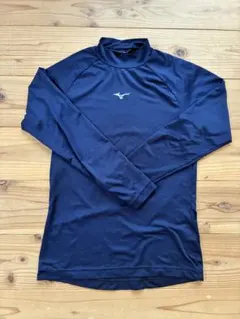 Mizuno 長袖アンダーシャツ ネイビー サイズ160