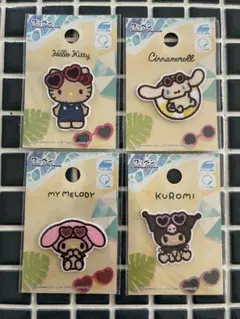 サンリオ ワッペンシール 日焼け 4点セット•*¨*•.¸☆*・゜