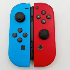 【美品純正完動品】Nintendo Switch Joy-con 青深赤⑤