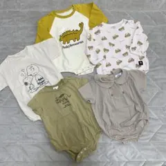 男の子ベビーロンパース 80
