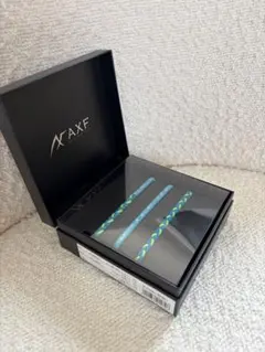 AXF ブレスレット 青/黄　サックス　ロゴのサムネイル