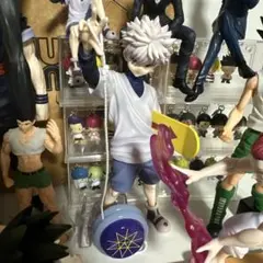HUNTER×HUNTERフェイタン・シャルナークフィギュア＆ジャンプロゴ