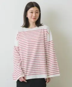 Freeサイズ アソートデザインTee ボーダーTシャツ RETRO GIRL