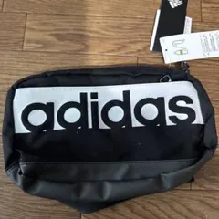 adidas LIN PER WAISTB ブラック/ホワイト