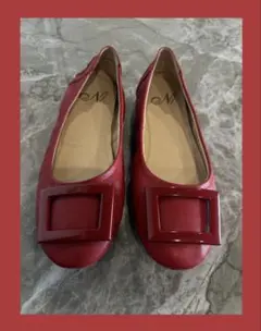 ＊美品＊　本革　フラットシューズ　23.5