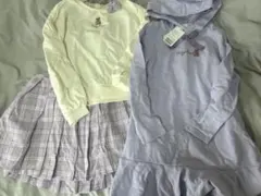 メゾピアノ 130 トップスとスカートセット