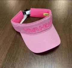 ◇新品　VIVA HEART レディース ゴルフバイザー ピンクのサムネイル