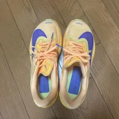 Nike ランニングシューズオレンジ/パープル　23cm　ズームフライ6