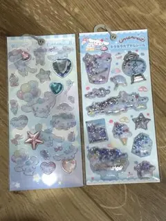 正規品 シナモロール サンリオ キラキラカプセルシール キラキララインストーン