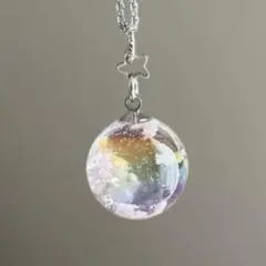 1871.スワロ入り♡ しずく型レジンネックレス♡ - メルカリ
