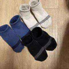 キッズ　ソックス　子供用靴下　3色セット　くるぶしソックス　アンクルソックス