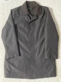 ✨美品✨ローレンラルフローレン　ステンカラーコート　カシミヤ混　ブラック　M ✨美品✨ローレンラルフローレン ステンカラーコート カシミヤ混