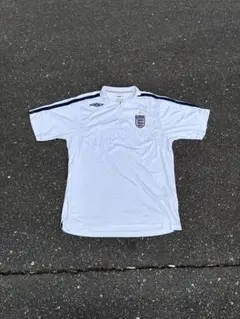 希少 Umbro 90s 青タグ イングランド代表 トレーニングシャツ ベッカム