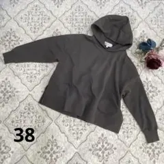 最終値下　ROPE PICNIC パーカー　チャコールグレー　M シンプル無地