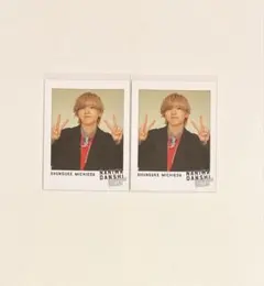 なにわ男子 道枝駿佑 チェキ 2枚セット コイスルヒカリ 通常盤特典