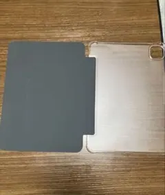 iPad専用 フリップケース グレー