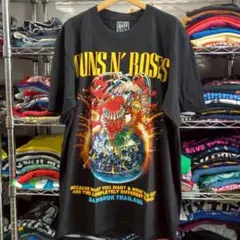 ガンズアンドローゼズ 両面プリント バンドＴシャツ L