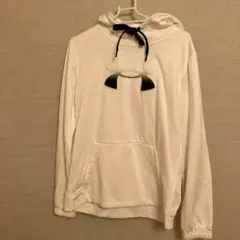 Under Armour ホワイト フード付きパーカー レディースMD 白