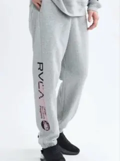 試着のみ　RVCA メンズ OVER PRINT PT セットアップボトムスのサムネイル