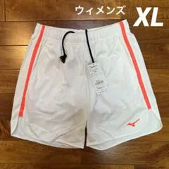 No.4455 MIZUNミズノ ハーフパンツ ホワイト XL テニス パンツ