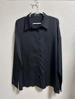 地雷 サブカル シャツ 黒