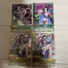 ワンピース　ワンピーベリーマッチダブル　ボアハンコック　SR 4枚セット