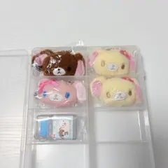 シュガーバニーズ ぬいぐるみチャーム ローラー付き消しゴムキーホルダー