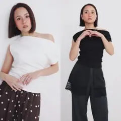 COELIE collab Asymmetry Drapeトップスのサムネイル